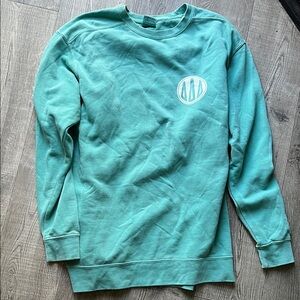 Comfort Colors Teal Crewneck Sweater